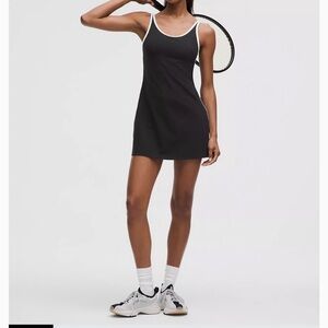 NWT lululemon Black & White Tennis Dress